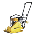 PLACA VIBRATORIA TIPO RANA Ref. MS-60 ZANJERA  CON MOTOR HONDA GX160